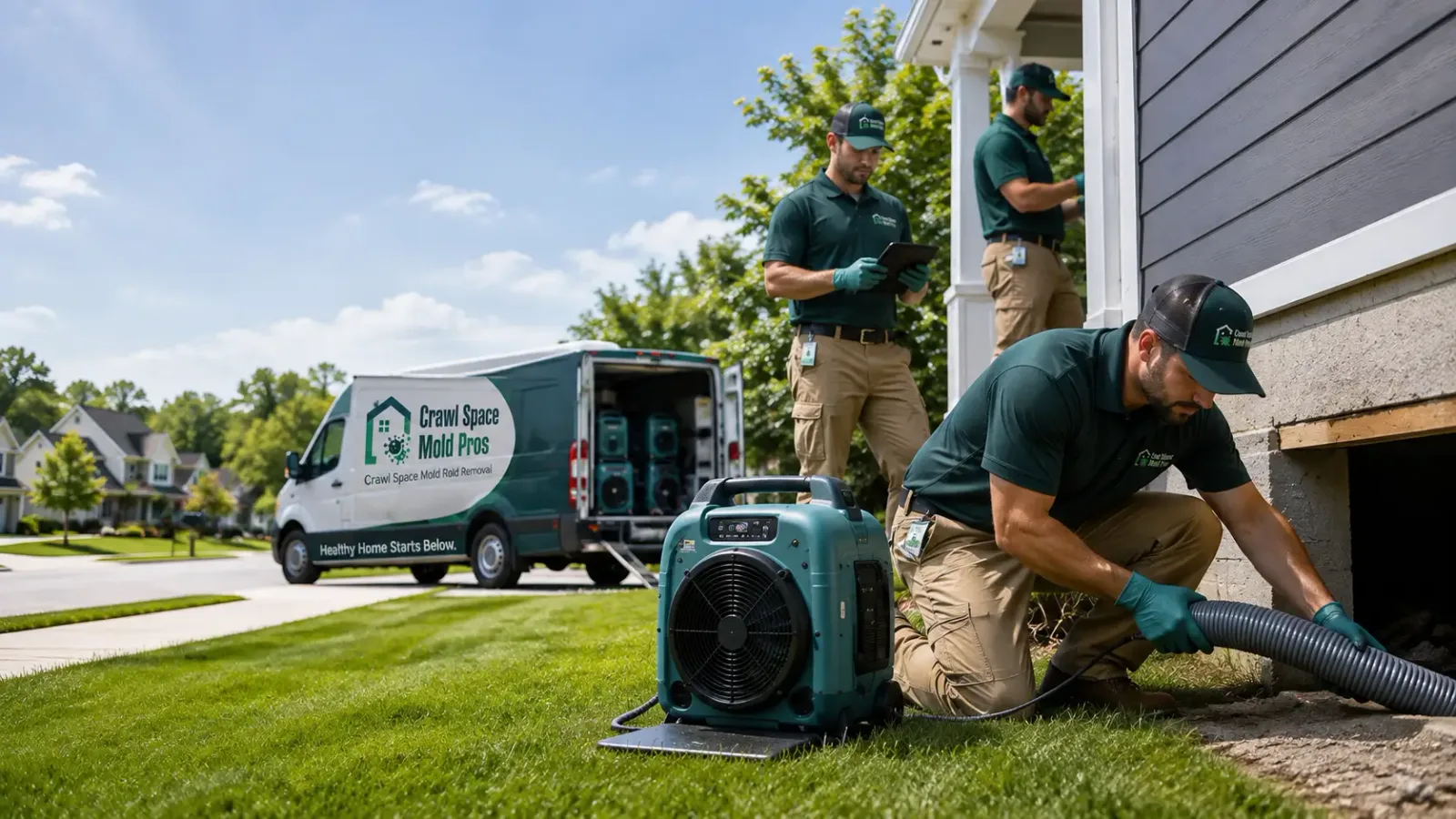 Crawl Space Mold Removal in Clinton, MD